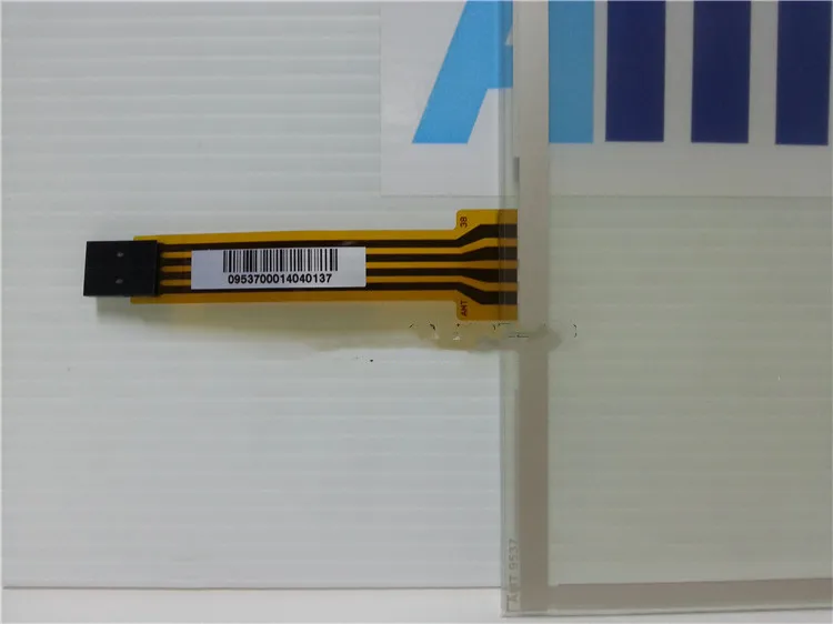 Painel touch original e compatível com 09537 polegadas, 4 fios, amt9537 1991-000