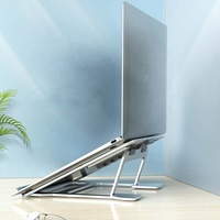 Aluminum laptop stand Adjustable Computer Laptop Cooling Stand Portable Desk Notebook Holder Anti-Slip