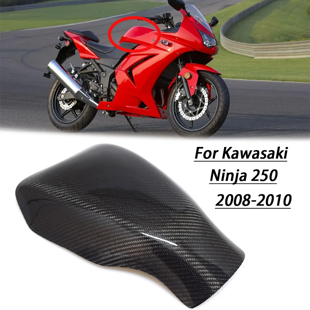 Motorcycle Carbon Fiber Fuel Gas Tank Cover Protector For Kawasaki NINJA 250 250R EX250 2008 2009 2010