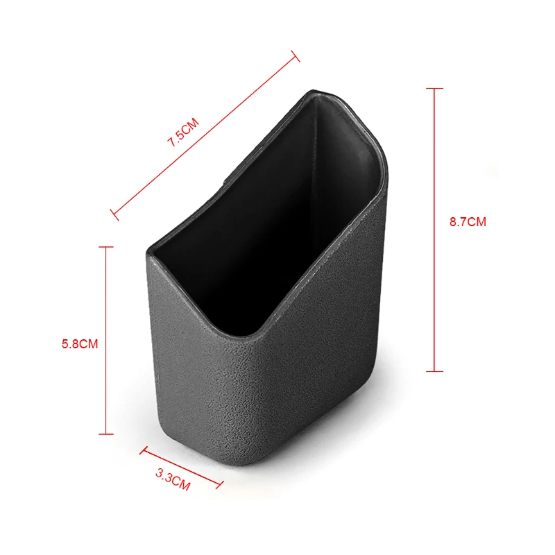 2pcs Car Organizer Auto Truck Pillar Storage Box Cigarette Phone Glasses IC Card Holder Organizers Bag Car Styling Accessories