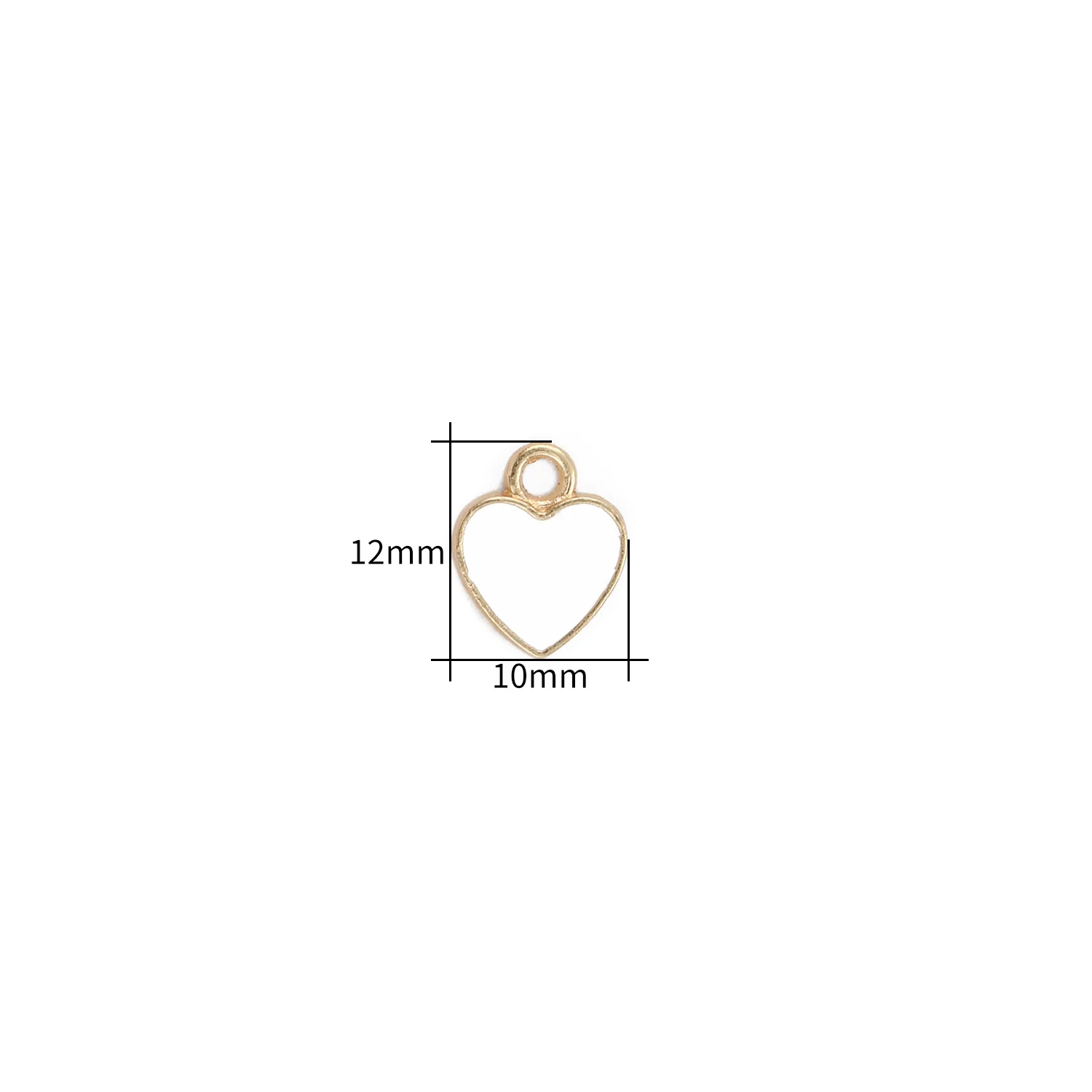 20pcs 12*10mm Alloy Enamel Heart Charms for Necklaces Pendants Earrings DIY Colorful Mini Charms Handmade Jewelry Finding Making image 3