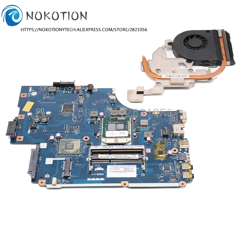 Neue nokotion LA-5892P für acer 5552 5741 5742 5742g pc motherboard i5 + kühlkörper fit für LA-5891P LA-5893p LA-5894P LA-5912P