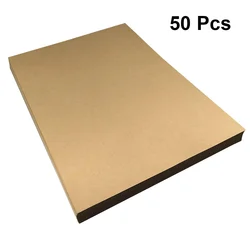 50 Sheets 21x29cm A4 Blank Kraft Paper Retro Stationery Paper Vintage Vintage Vintage Vintage Letter Paper Stationery (Weight