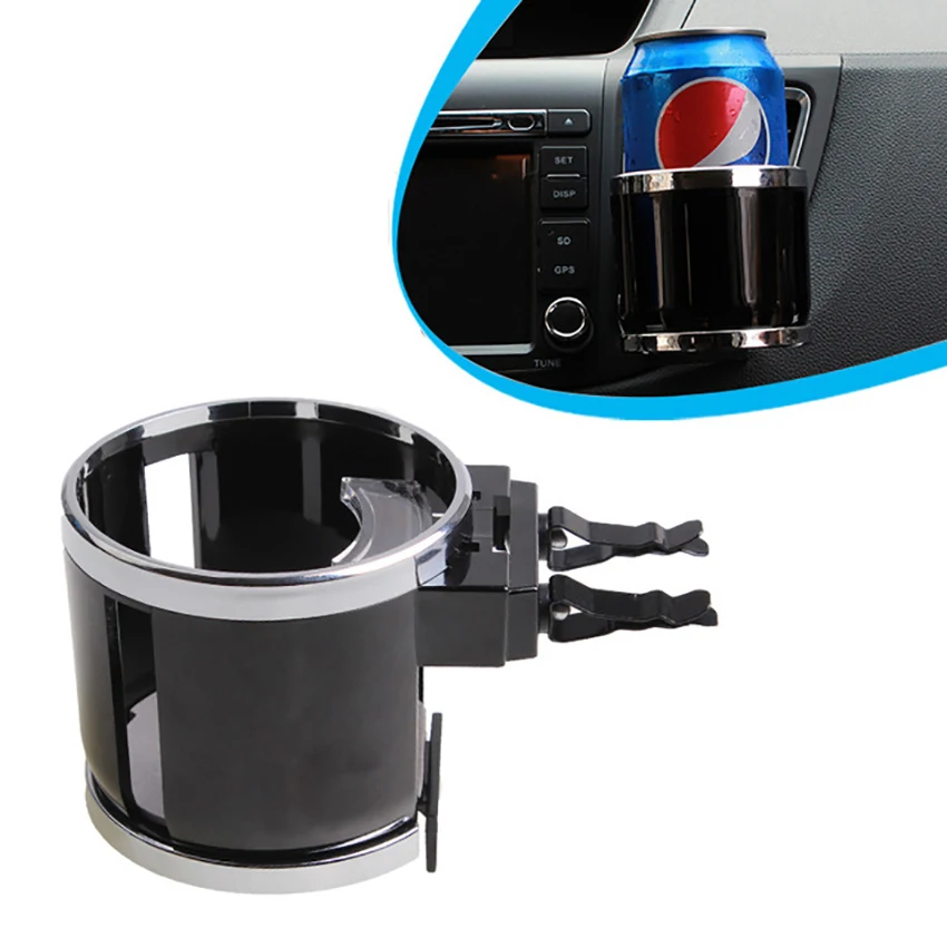 Air Vent Phone Mount Cup Holder Organizer for Car, Universal Drink Bottle Bracket Stand, Air Outlet Beverage Cup Holder