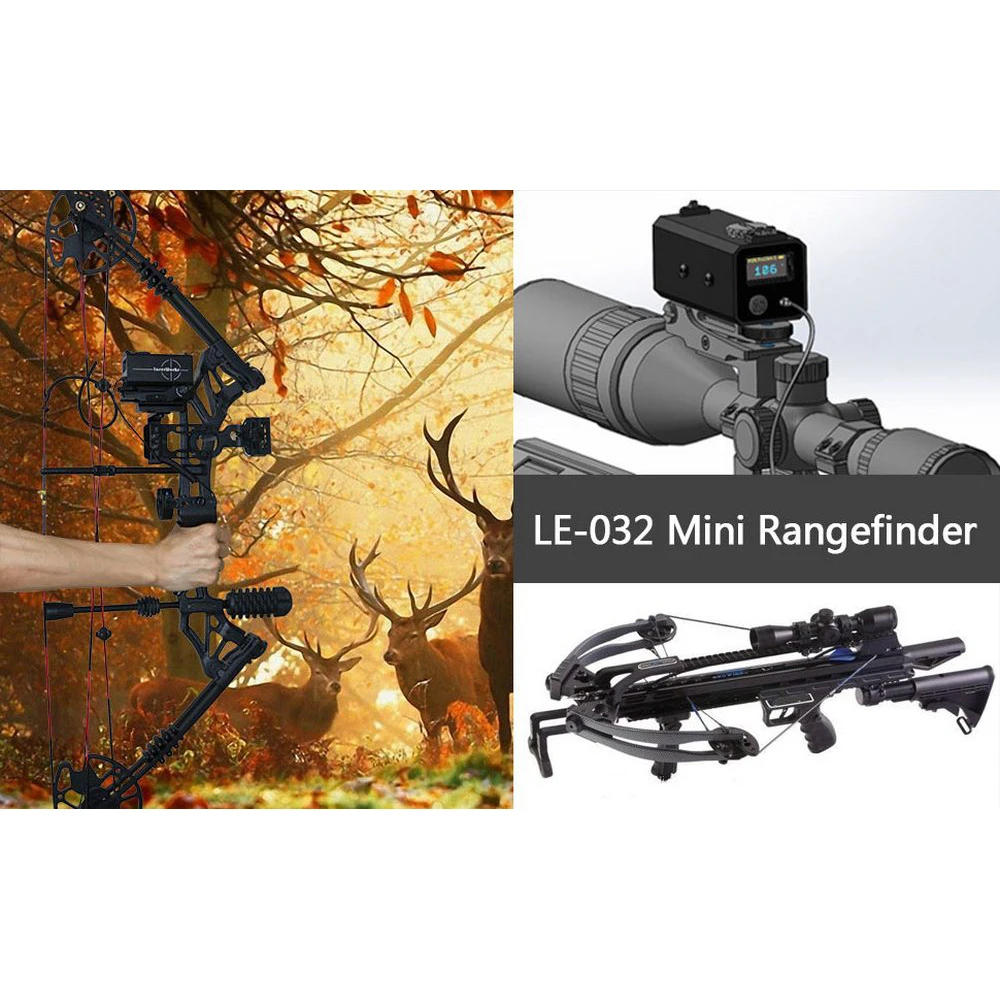 LE032 Laser Aiming Rangefinder Outdoor Laser Range finder Hunting Distance Speed Meter Telescope for Hunting,Hiking Accessories