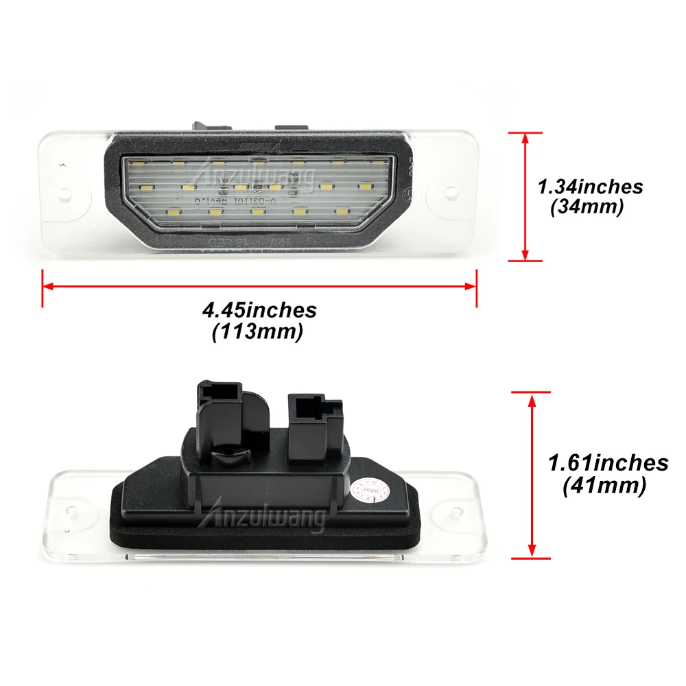 For Infiniti FX35/45 2003-2008 S50/Q45/I30/I35/M37/M56 Q70 Nissan Fuga Cefiro Led Numbr License Plate Light Lamp OEM Direct Fits