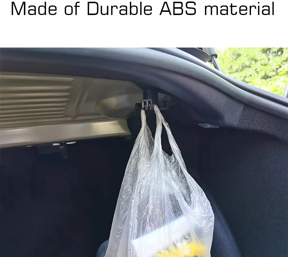 Car Trunk Grocery Bag Hook for Tesla Model 3