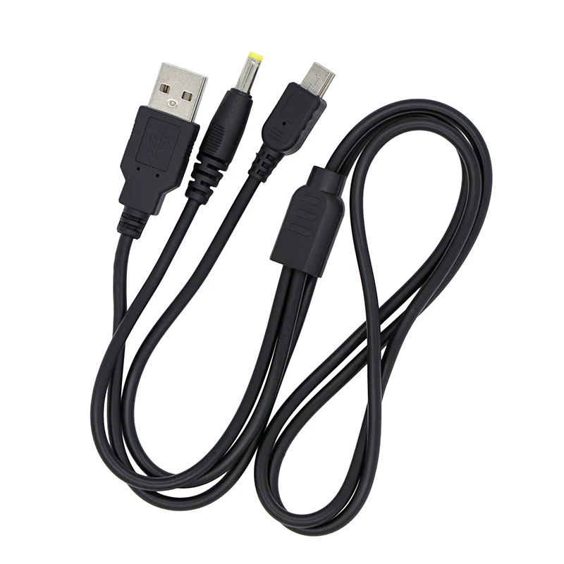 2 Trong 1 Dữ Liệu USB Sạc Cáp Cho Máy PSP 1000 / 2000 /3000 Playstation Di Động Sony Video trò Chơi