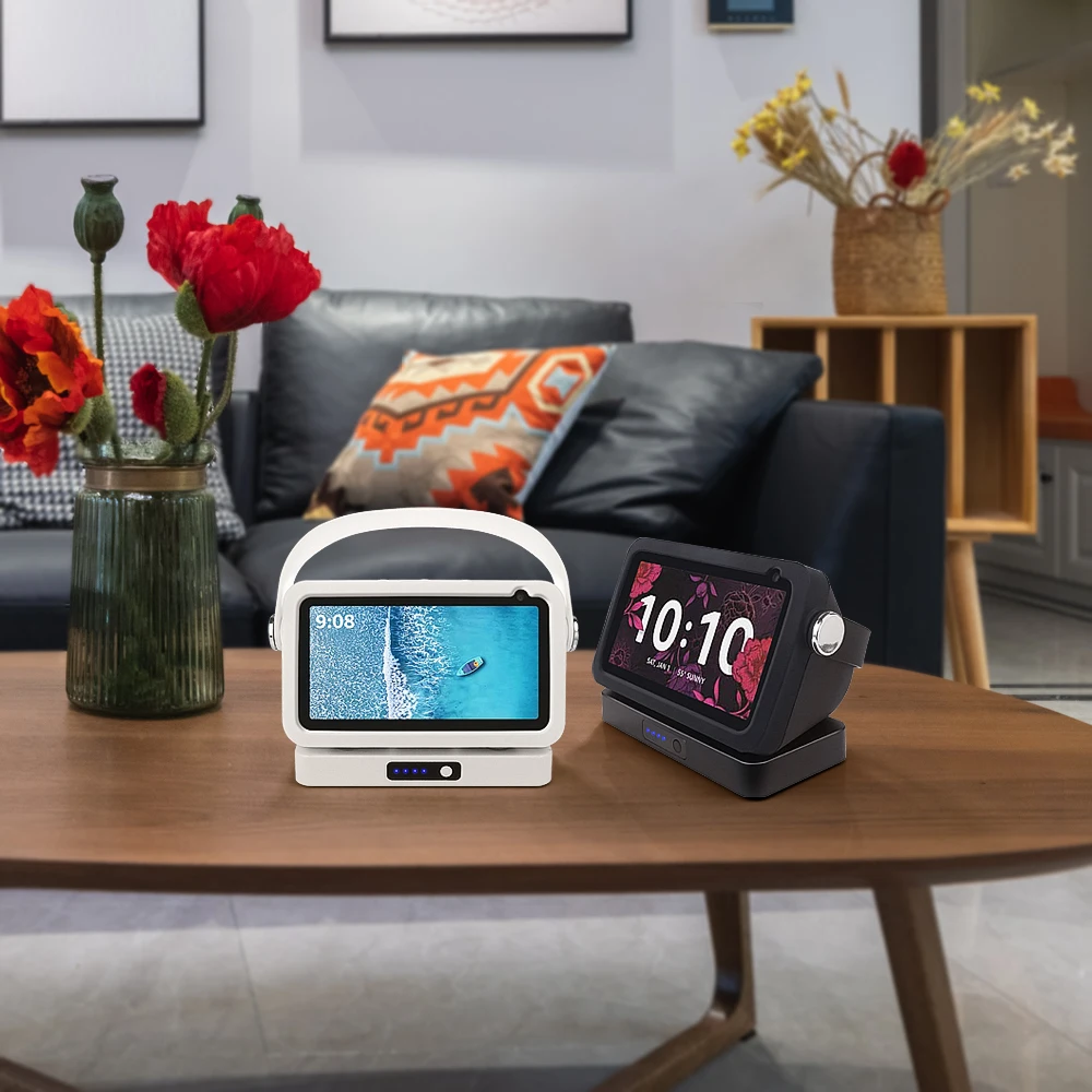 Batteria Liboer per Echo show 5 1st/2nd Alexa Smart Display Speaker caricabatterie portatile Echo show 5 base batteria