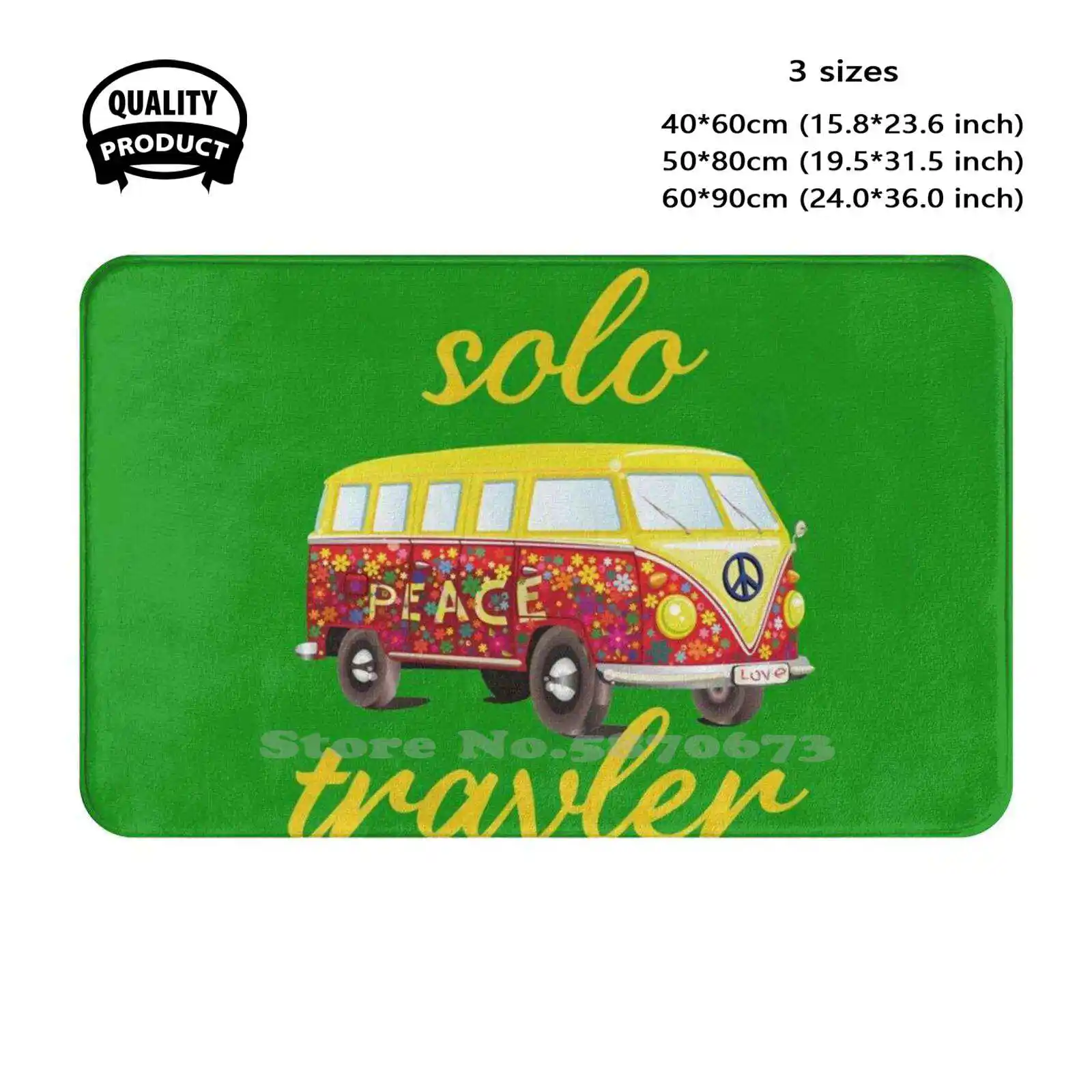 

Solo Travler / Van Life / Holiday / Adventure Soft Cushion Home Carpet Door Mat Car Rug Adventure Holiday Han Solo Hiking