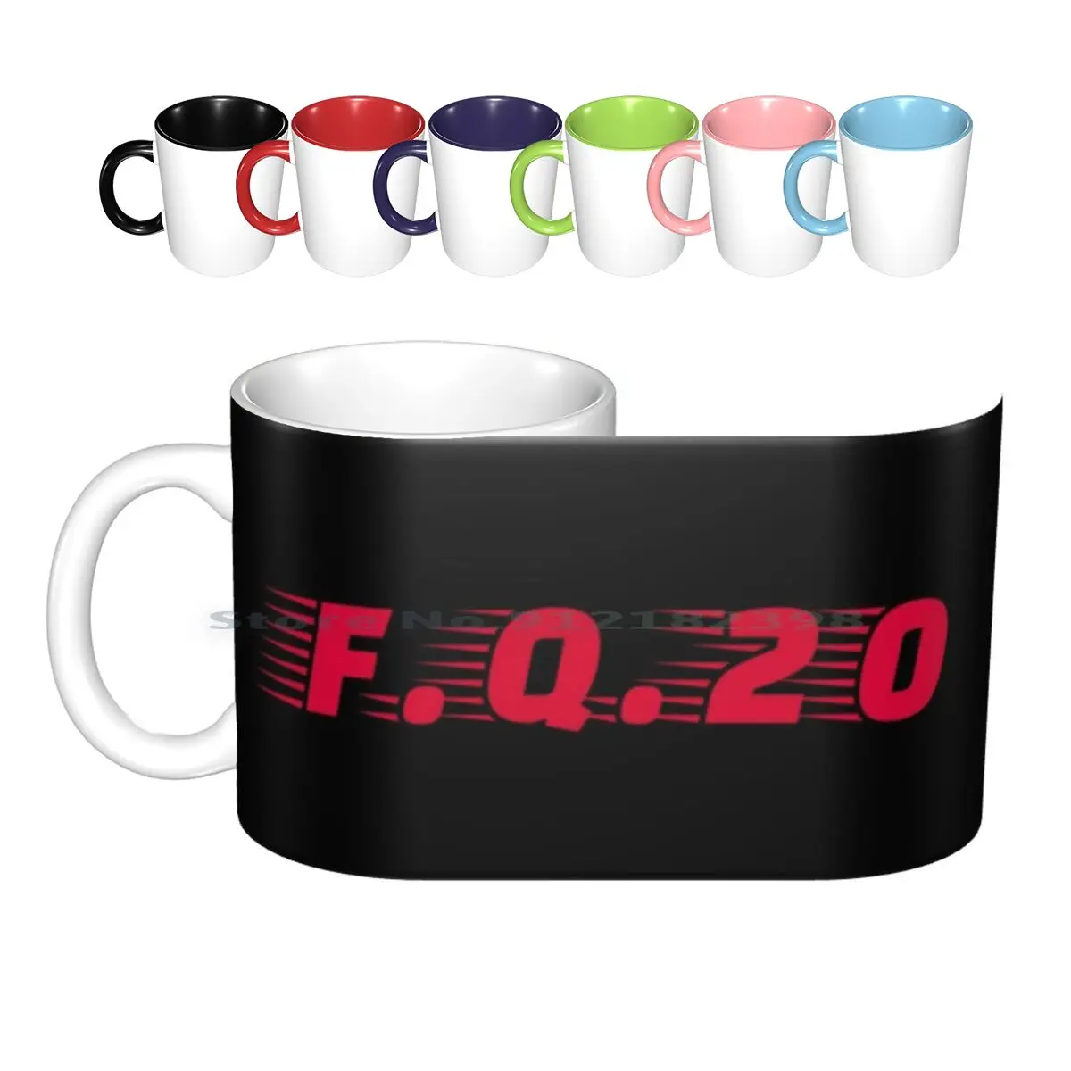 Fabio 20 Original Ceramic Mugs Coffee Cups Milk Tea Mug Grand Prix Motocross Motorcycle Race Racing Quartararo Bike Facemask 20