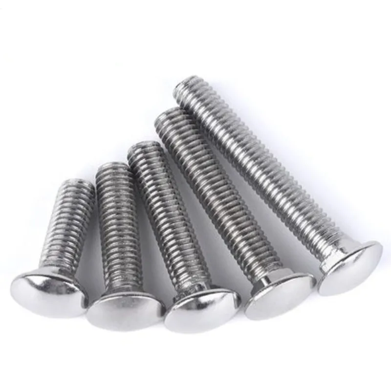 2-20PCS m4 m5 m6 m8 m10 304 stainless steel Carriage Screws Carriage Bolts Shelf Screws Computer Desk Accessories