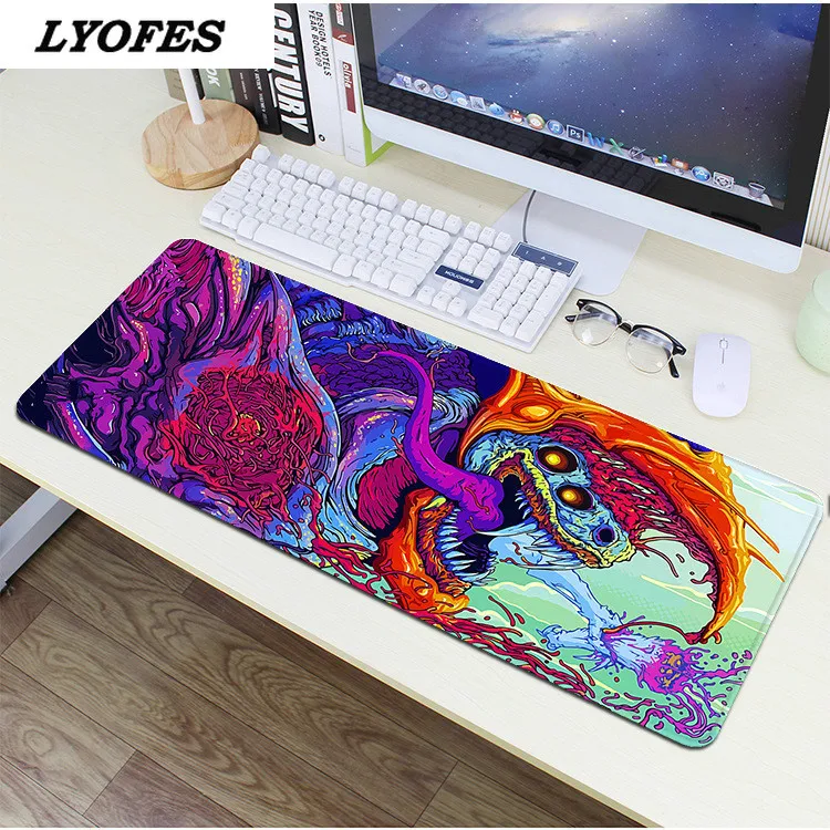 Gaming Mouse Pad Large 80x30CM Mousepad Deskpad Computer Gamer Keyboard Laptop Mouse Mat Desk Mats for PC Mause Pad