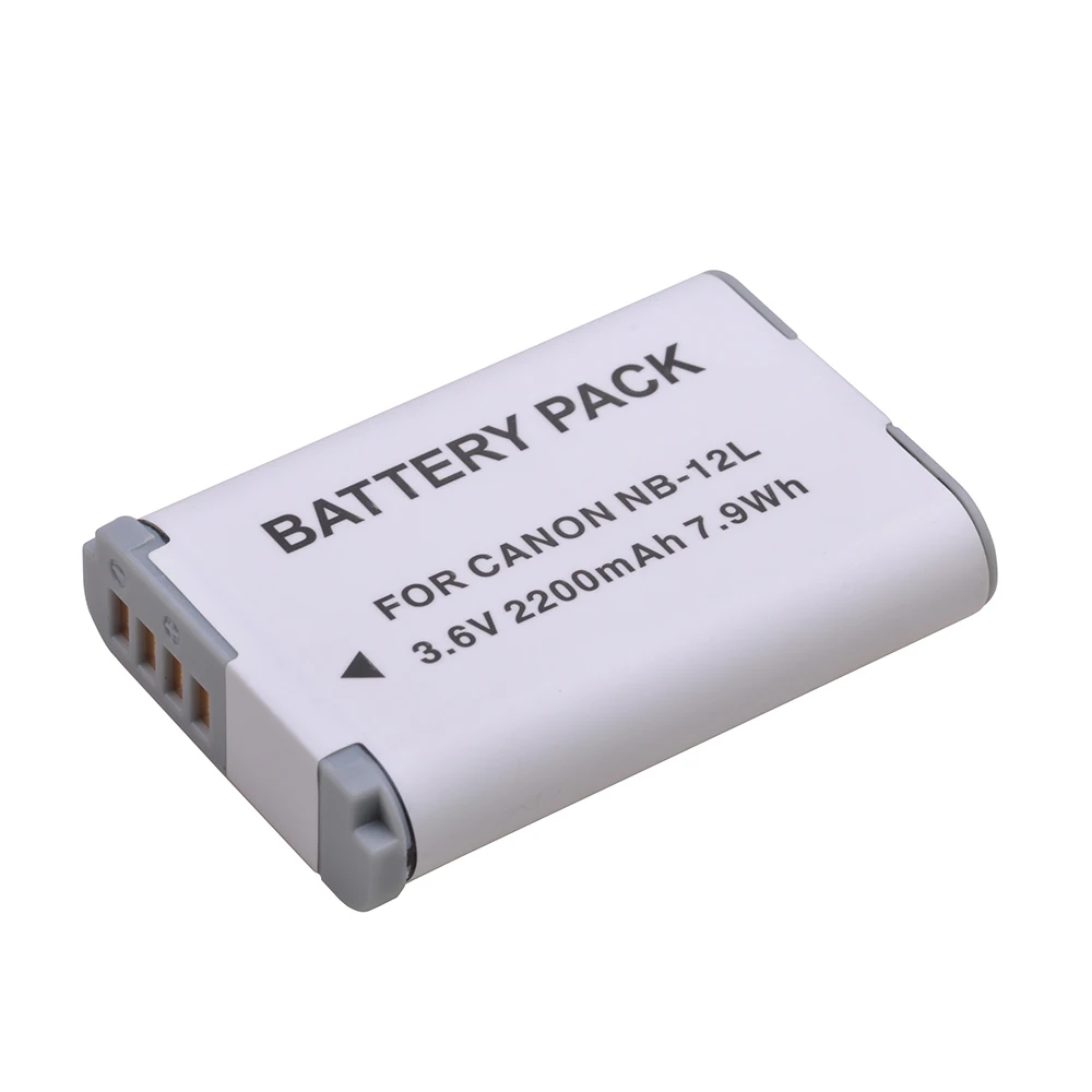 Akumulator litowo-jonowy 2200mAh NB-12L NB12L do aparatu cyfrowego Canon Legria Mini X, PowerShot N100,PowerShot G1 X Mark II