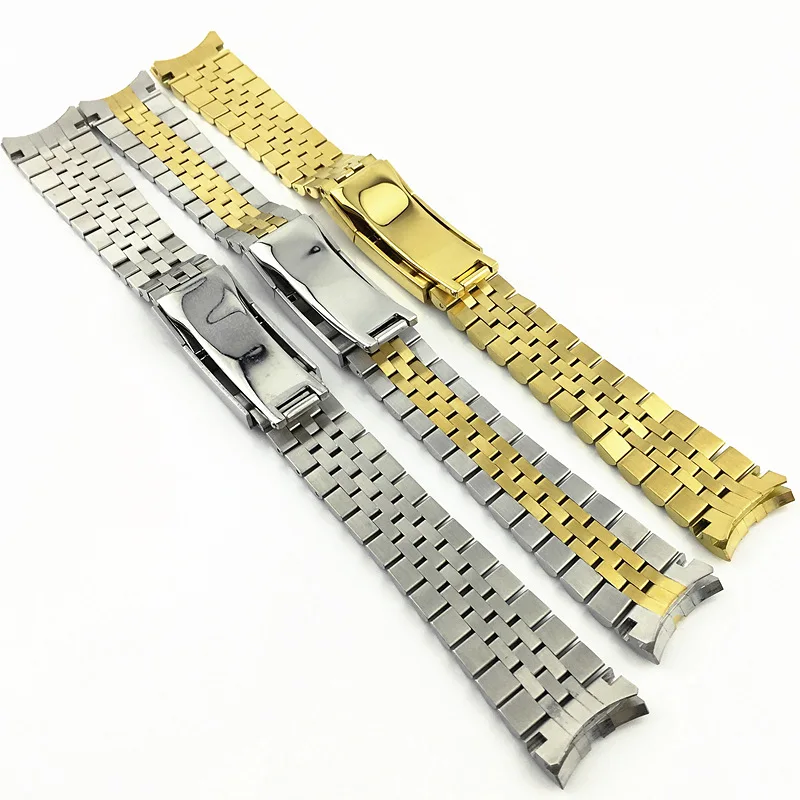 20mm Stainless Steel Replacement Wrist Watch Band watchband Strap Bracelet Jubilee with Oyster Clasp For Rolex GMT Master II