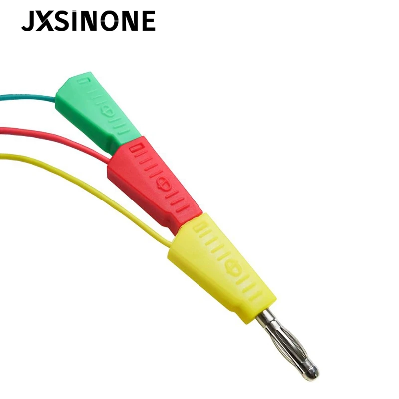 تكويم الموز التوصيل إلى الذكور/الإناث البلوز 26 AWG اختبار الرصاص ملزمة آخر إلى لحام اللوح لينة سيليكون مرنة الرصاص