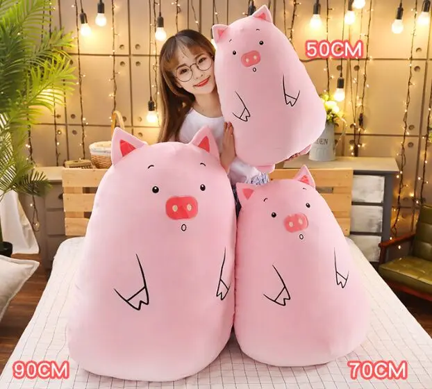 new toy lovely pig plush toy down cotton soft doll throw pillow,birthday gift b0537