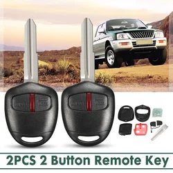 2 pulsanti Car Remote Key Fob 433MHz ID46 Chip per Mitsubishi L200 Shogun per Triton Pajero Montero 2006 2007 2008 2009 2010 +