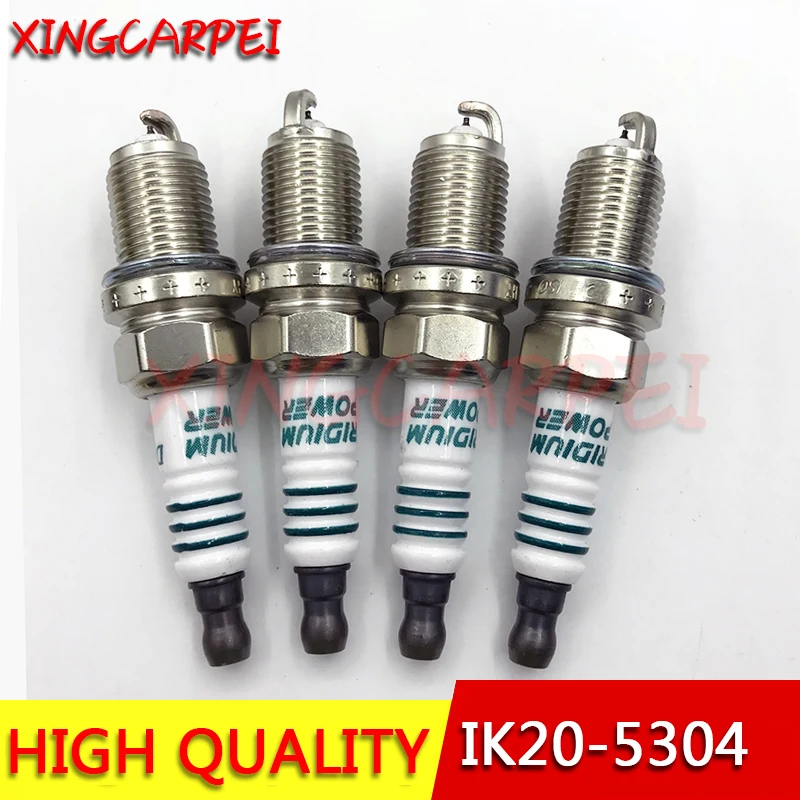 4pcs Iridium IK20 5304 Power Spark Plug For Toyota For Honda For Nissan For Mazda For Volvo Power Plugs