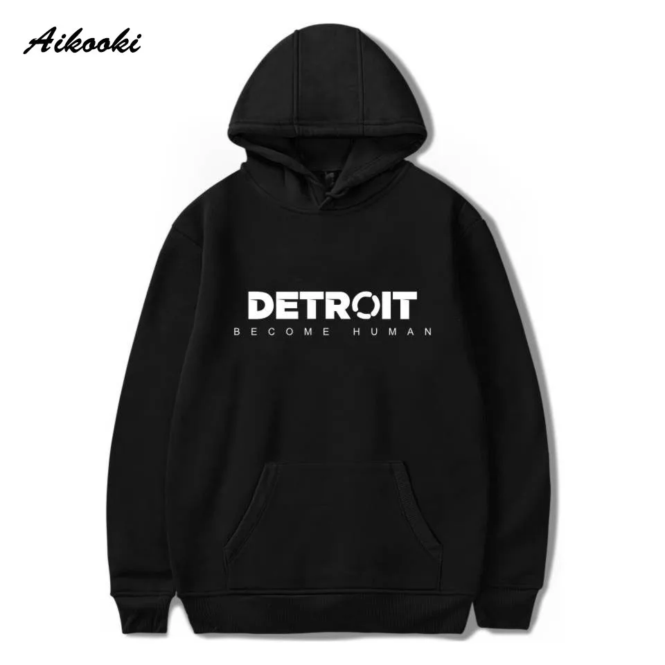 New Detroit Become Human Hoodies Men/Women Autumn Winter Hip Hop Boys/Girls 3D Print KARA Detroit Polluvers Tops All-match