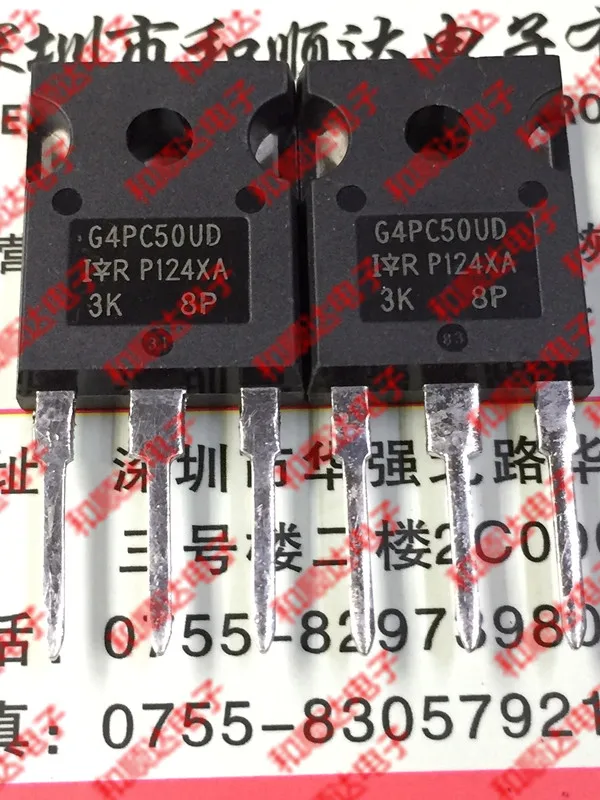 원래 새로운 2pcs / IRG4PC50UD TO-247 600V 55A TO247