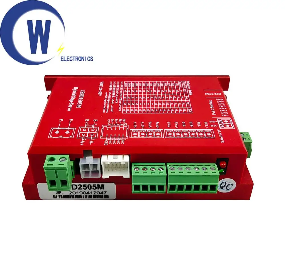 Vermelho 57 conjunto de driver de circuito fechado jssd2505m + ssd257ec80e1 2.2nm nova atualização listada máquina de gravura a laser para trabalhar