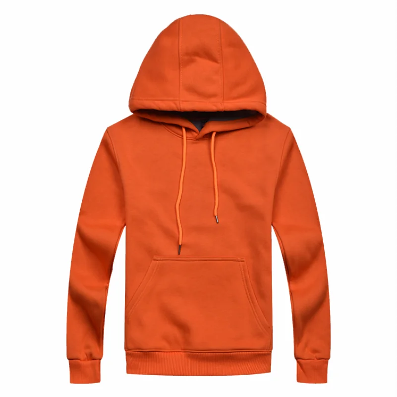 Sudadera con capucha de color liso para hombre y mujer, top básico versátil, suéteres de otoño e invierno, puede personalizar su logotipo, NSLP