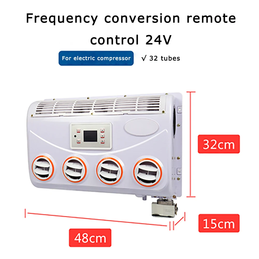 12V/24V 4A/8A Air Conditioner Inverter Evaporator Temperature-Adjustable Dust-Proof  Automobile Air-Conditioning Evaporator