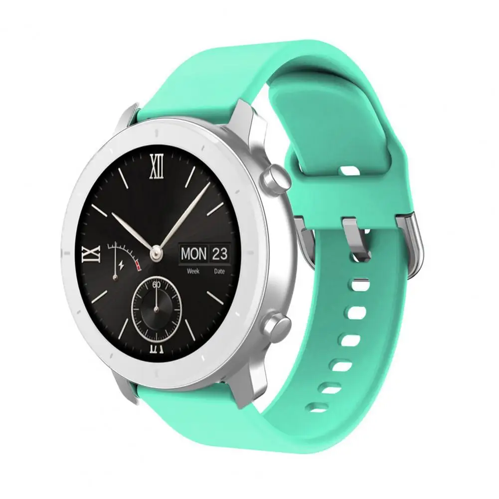 นาฬิกา20มม.ซิลิโคน Smartwatch สายรัดข้อมือสร้อยข้อมืออุปกรณ์เสริมสำหรับ Amazfit GTS 2E/GTS 2/BIP/BIP Lite