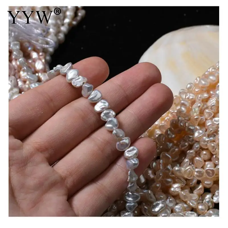5-6mm Natural Freshwater Pearl Beaded High Quality Shape Punch Loose Beads For Make Jewelry DIY Bracelet Necklace Accessories