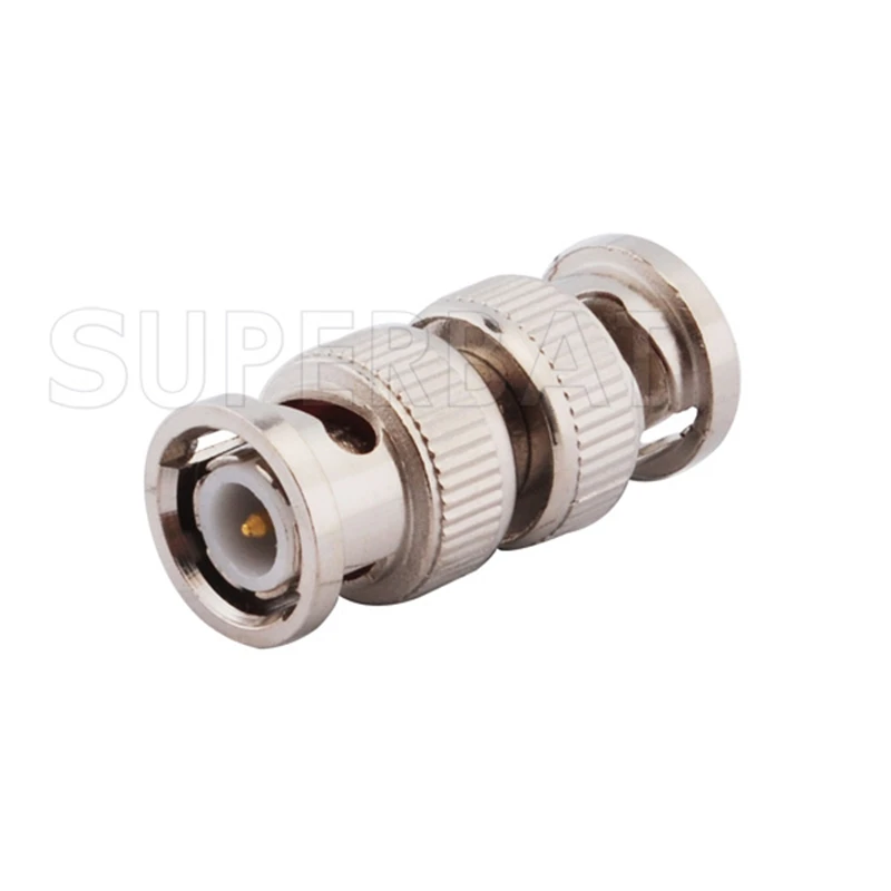 Superbat 5pcs BNC Adapter BNC Male to Plug Straight RF Coaxial Connector