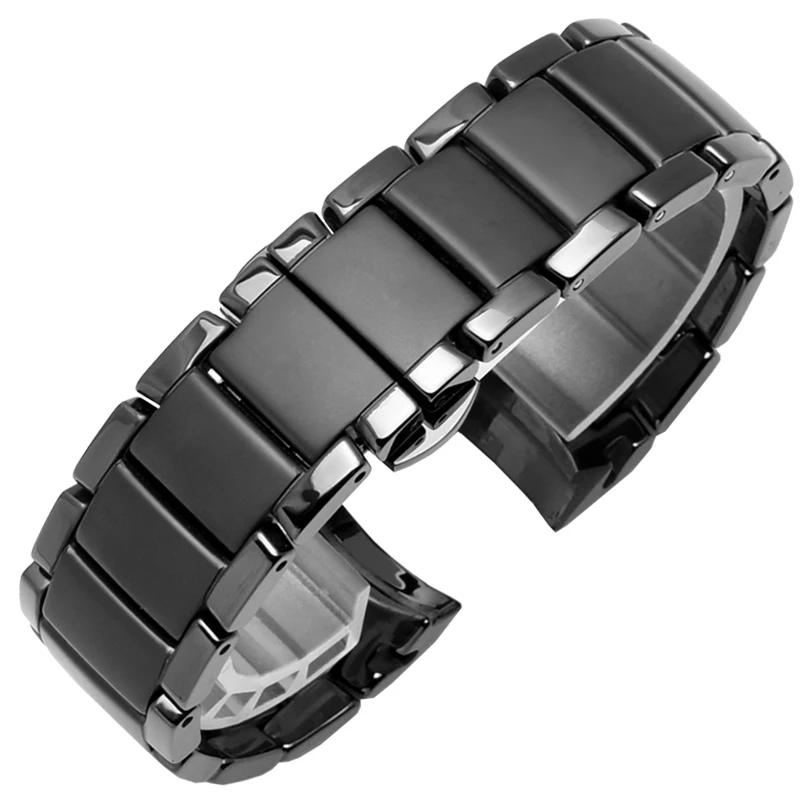 22mm 24mm Ceramic Mix Steel for AR1451 AR1452 Watch Band for AR Watches Wrist Strap Brand Watchband Samsung S3 S4 Curved End