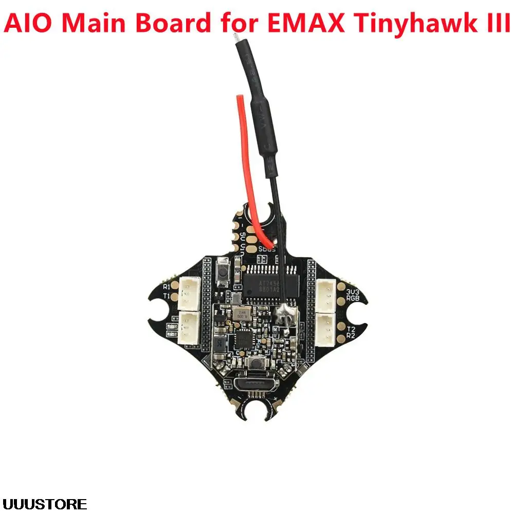 EMAX Tinyhawk III / Tinyhawk II / Freestyle 75mm 1-2S pezzo di ricambio Whoop AIO F4 Controller di volo 5A BlHeli_S ESC 25/100/200mw VTX