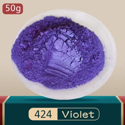 10/50g Glimmer pigment Perlen pulver DIY Mineral farbstoff Farbstoff Staub 44 Farben für DIY Seife Lidschatten Autos Handwerk Mal werkzeuge