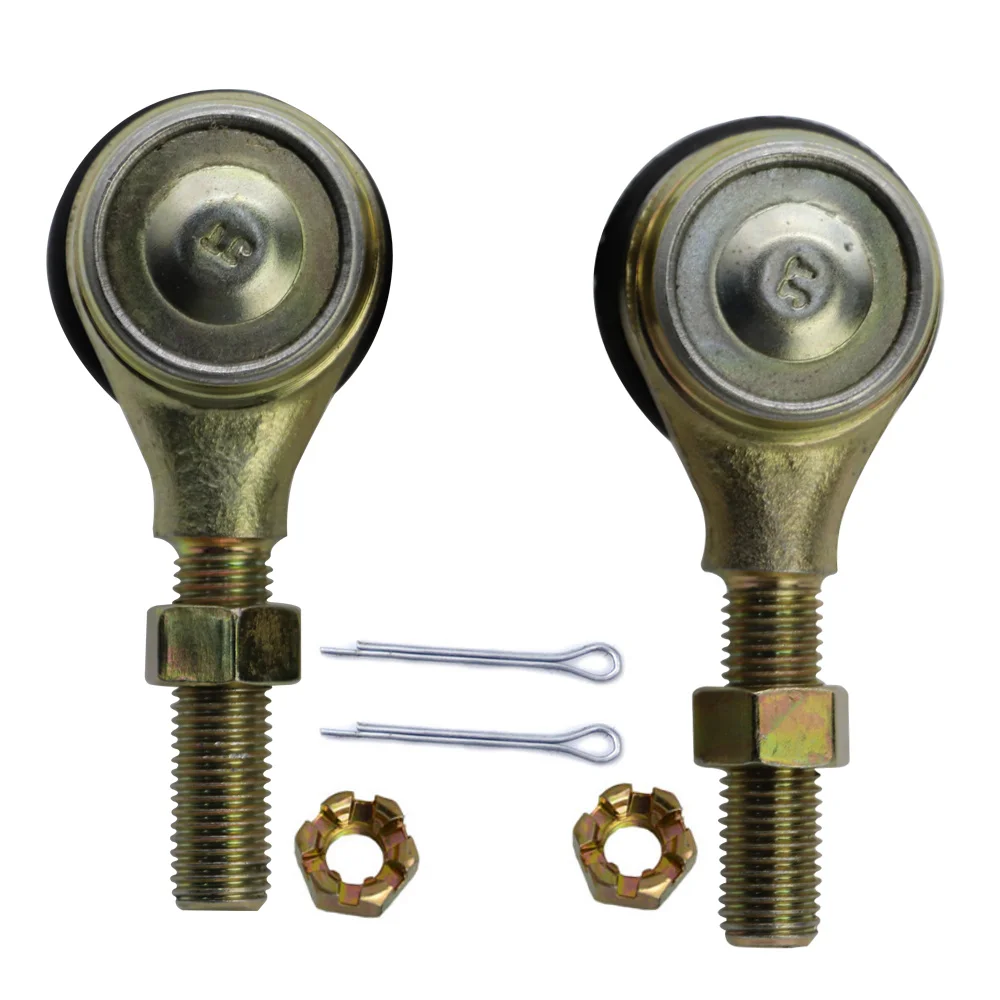 1Set M10-M10 Tie Rod End Kits Ball Joint for 50cc 70cc 90cc 110cc 125cc 150cc 200cc 250cc 300cc ATV Quad 4-wheeler Go Kart