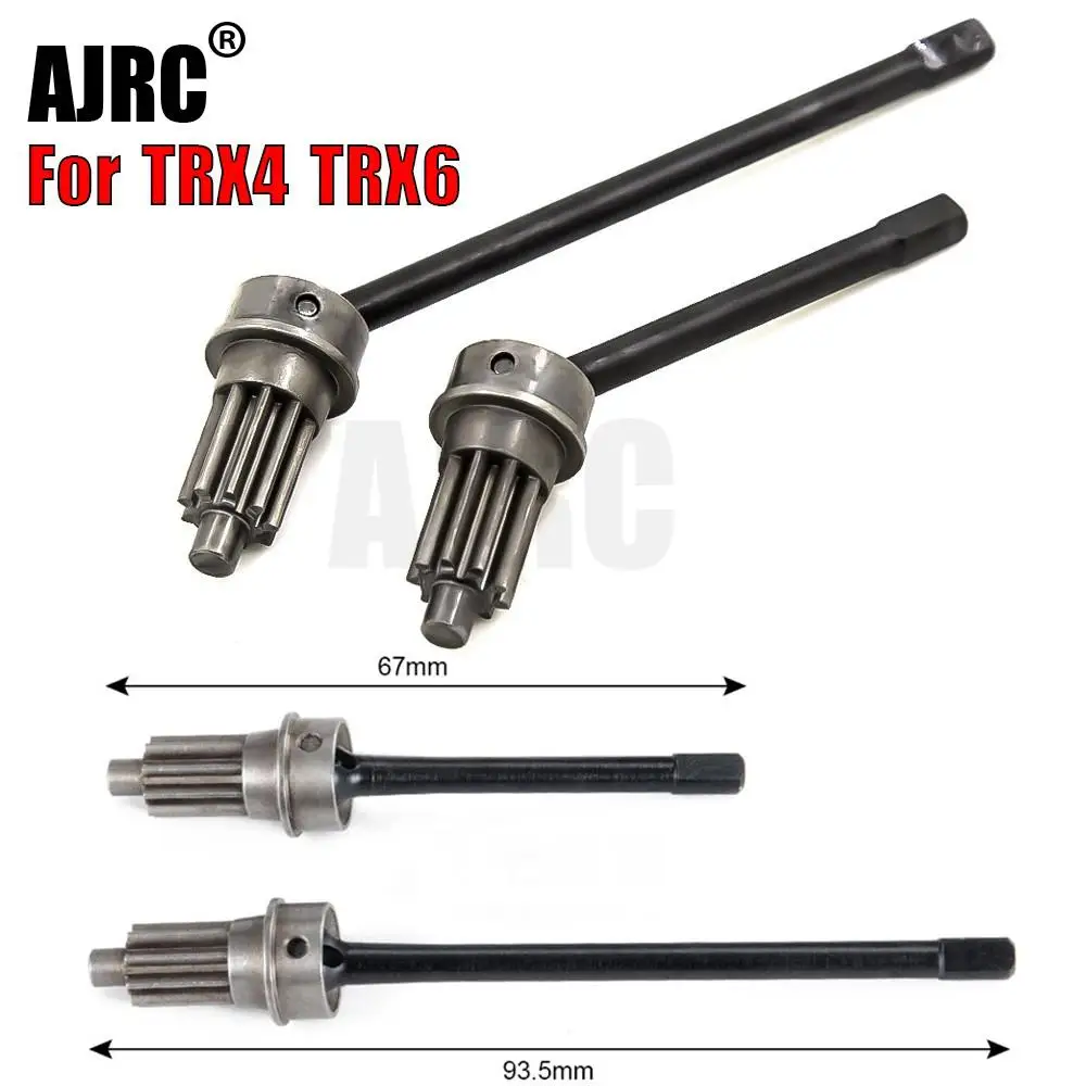 

For 1/10 Traxxas Trx4 Trx6 Metal Drive Shaft Front Wheel Door Bridge Drive Output Shaft Universal Joint Cvd