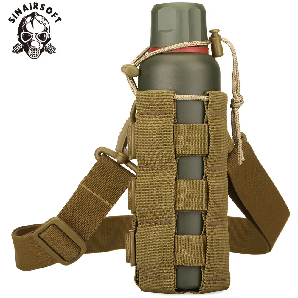 

0.3L-0.8L Tactical Molle Water Bottle Pouch Nylon Civilian Canteen Cover Holster Outdoor Travel Kettle Bag With Molle System