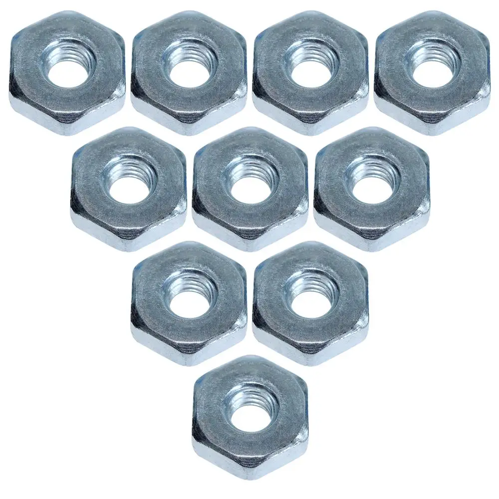 10pcs/lot Sprocket Cover Bar Nut For STIHL MS170 MS170C MS180 MS200 MS200T MS210 MS230 MS250 Chainsaw Spare Tool Part бензопила