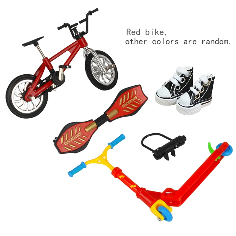 Patín de dedo para niños, Mini Scooter de dos ruedas, juego de bicicleta Bmx, diapasón, zapatos, cubierta, juguetes, regalos de cumpleaños