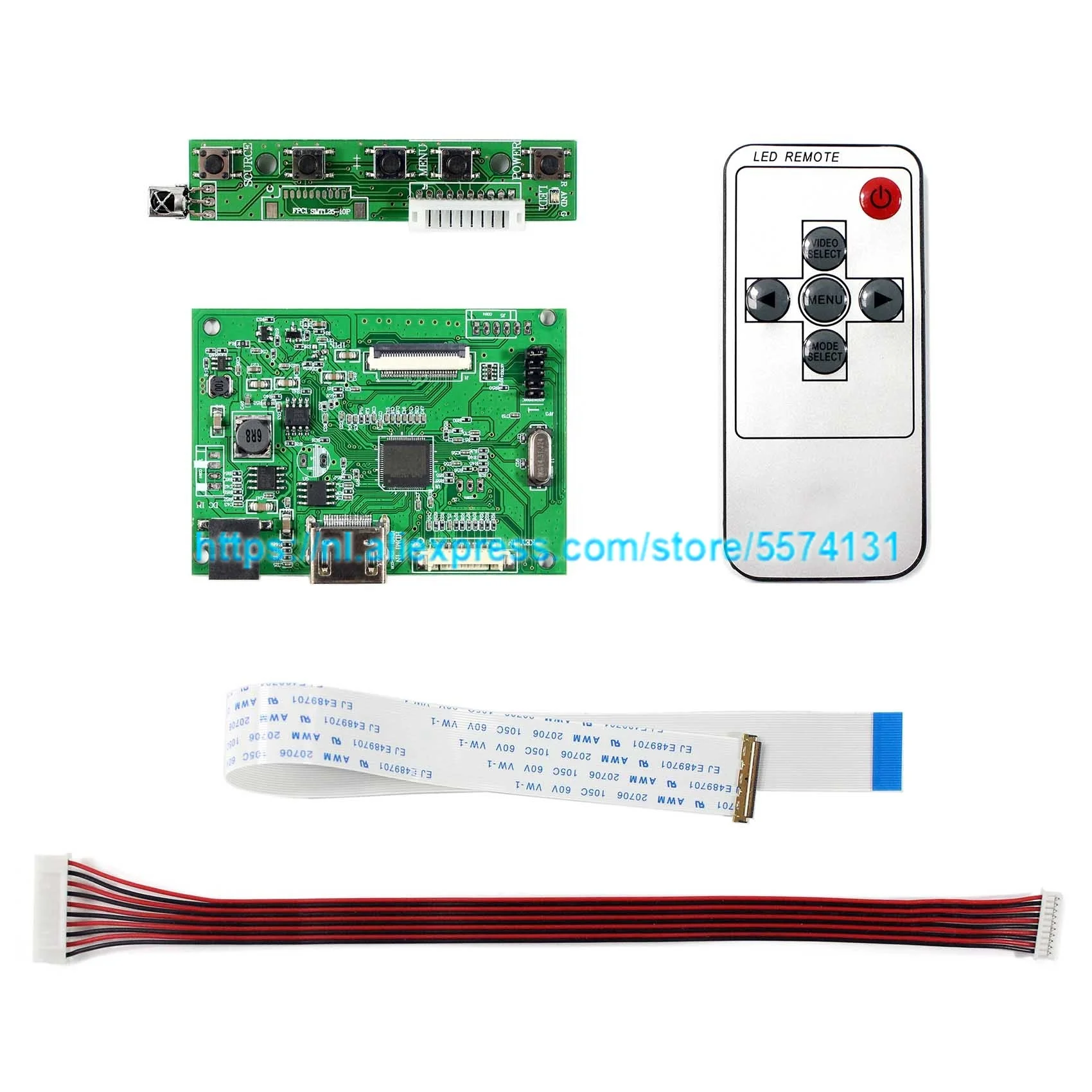 30PIN LCD driver board PCB-800807V1 1HDMI EDP for screen resolution 1920*1200 1920*1080 1600*900 1366*768 1280*800 30 pin edp