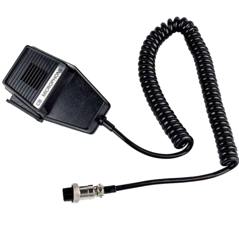 CM4 CB Microphone Radio, Handheld Speaker Mic, 4 Pin for Cobra, Uniden Car Walkie Talkie