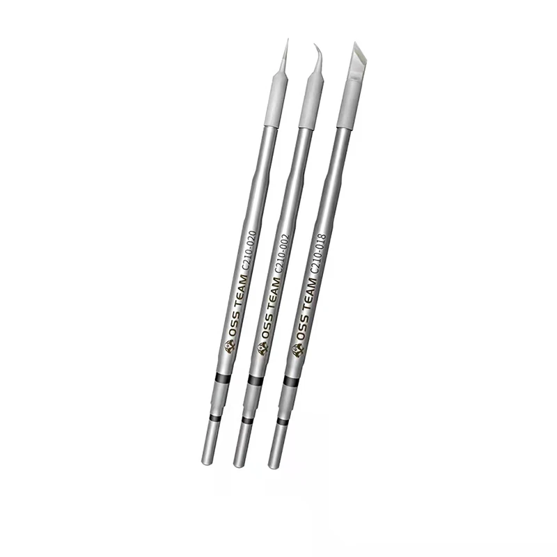 أحدث OSS C210 نصائح العالمي JBC C210 سبيكة لحام تلميح خراطيش متوافقة ل xلحام T210/سوغون T26 محطة لحام