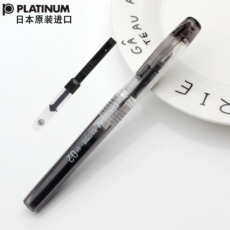 Imagem -04 - Platina Ppq300 Psq400c Estudantes Demonstração Extra Fino Nib 0.38 mm Caneta de Tinta Clara Transparente Lucency Claro Japão Origem