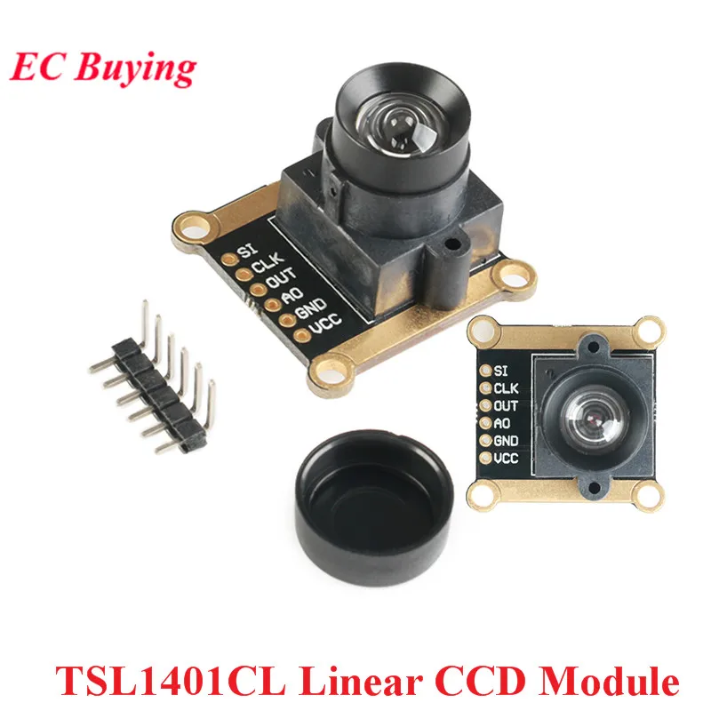 TSL1401CL 128x1 Linear CCD Camera Sensor Array Ultra Wide-Angle Lens 120 Degrees 128*1 Black and White Line Tracking Module