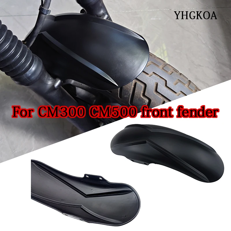 For Honda CM300 CM500 CM 300 CM 500 Motorcycle Fender Lengthen Front Fender Wheel Extension Fender Mudguard Splash Guard