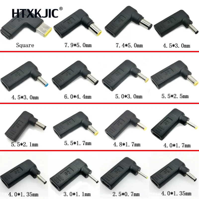 แล็ปท็อปอะแดปเตอร์ DC ปลั๊ก USB Type C หญิง Universal ชายแจ็คสำหรับ Lenovo สำหรับ Asus โน๊ตบุ๊ค charger