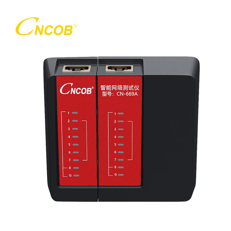 CNCOB New Upgrade Professional Network Tester Tool, Ethernet Telephone Cable Line RJ45 RJ11 RJ12 Detector