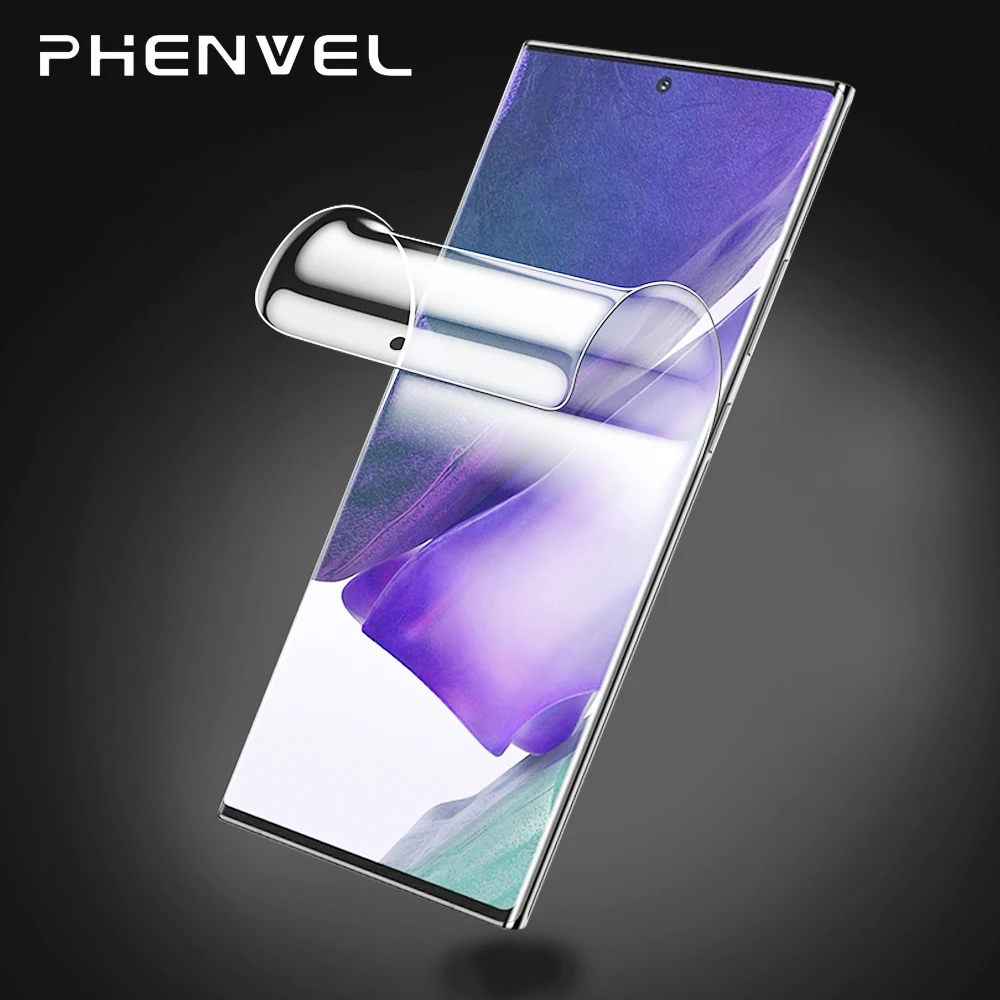 Hydrogel Film For Samsung Galaxy Note 10 Plus Gel Screen Protector For Galaxy Note 10 Lite 9 8 20 Ultra Back Protective Film