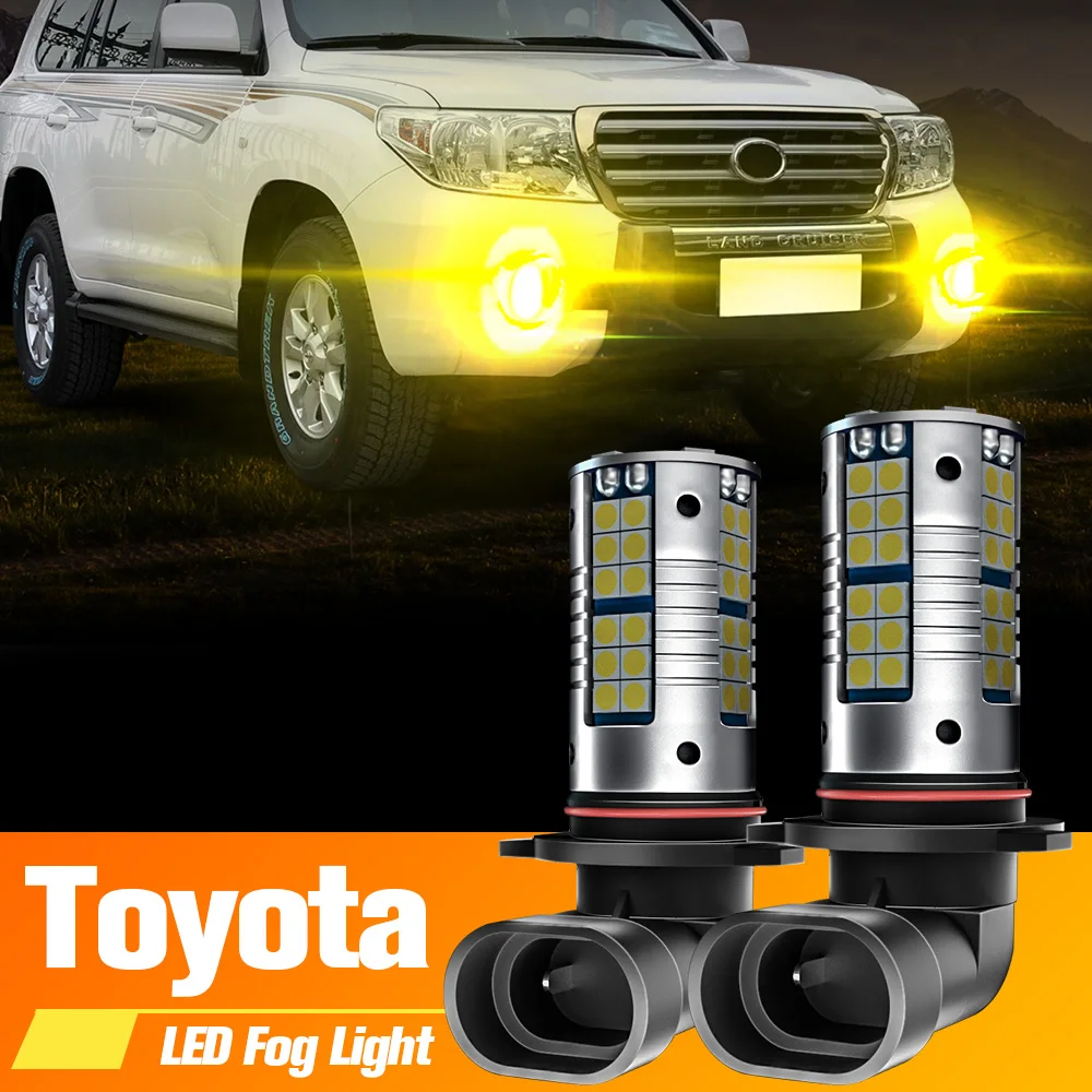 

2x LED Fog Light Blub 9006 HB4 Lamp Canbus For Toyota Avensis T25 Hilux Prius Rav4 Yaris Vitz Camry 4Runner Avalon Land Cruiser