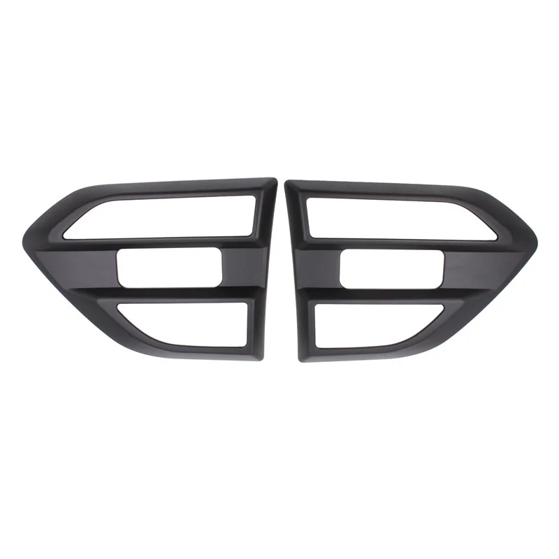 Side Vent Cover Side Wind Lamp Cover ABS Black Matte Decoration Protection Accessories For Ford Ranger T7 T8 2015-2019 4x4 Parts